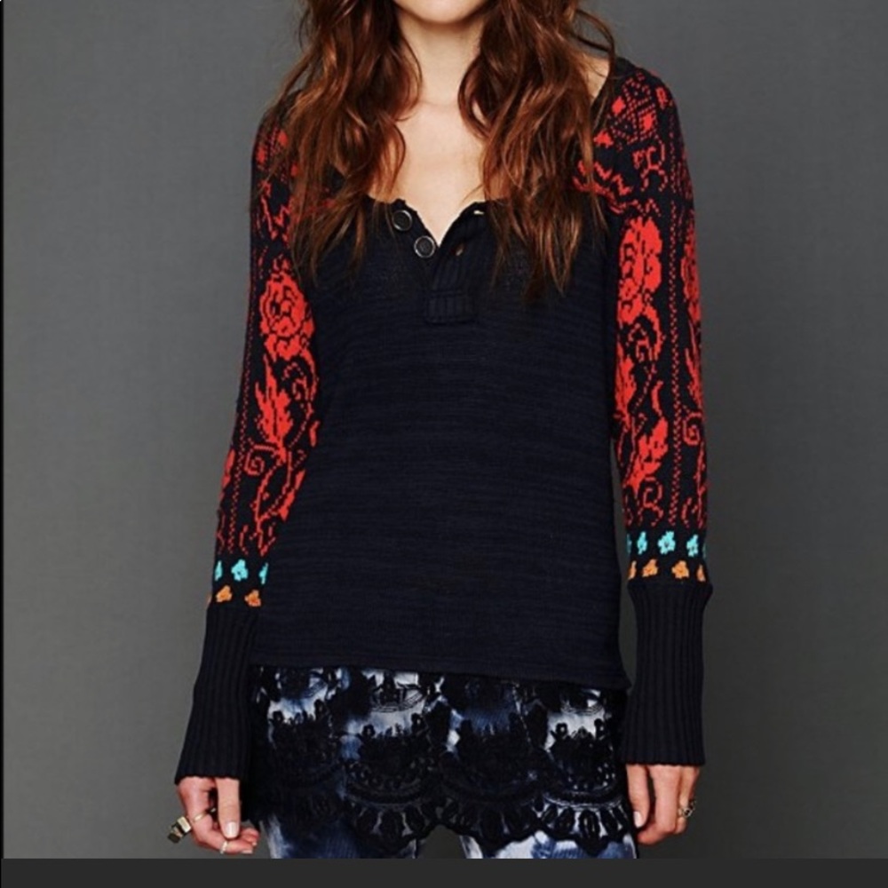 Free People Cozy time tunic sweater We The Free